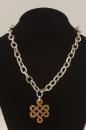 Endless Knot on Smooth Oval Chain