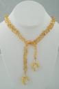 Citrine Classic Wrapp with Murano Heart