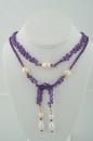 Amethyst Ace Necklace with Amethyst Harmony Wrapp
