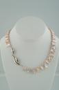 Pink Pearl Drape Necklace