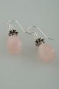 Rose Quartz Teardrop Earrings