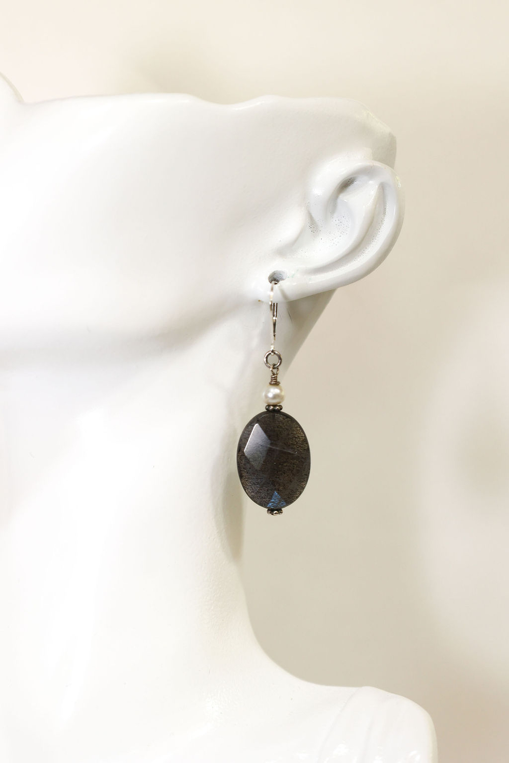 Labradorite and White Pearl