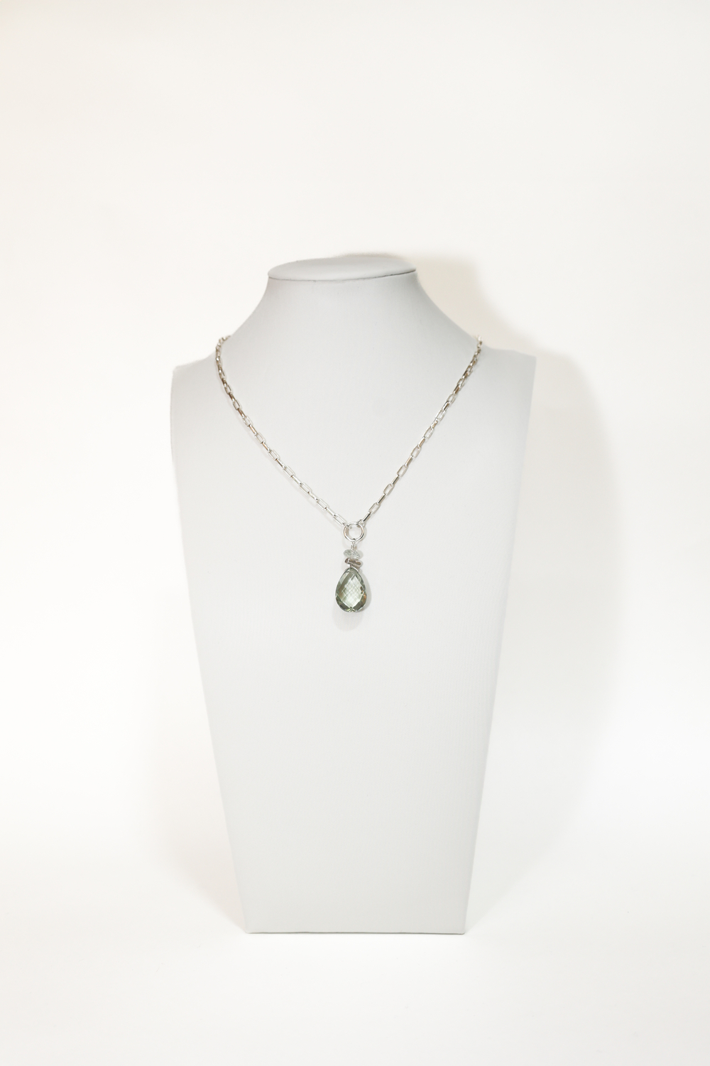 Green Amethyst Teardrop