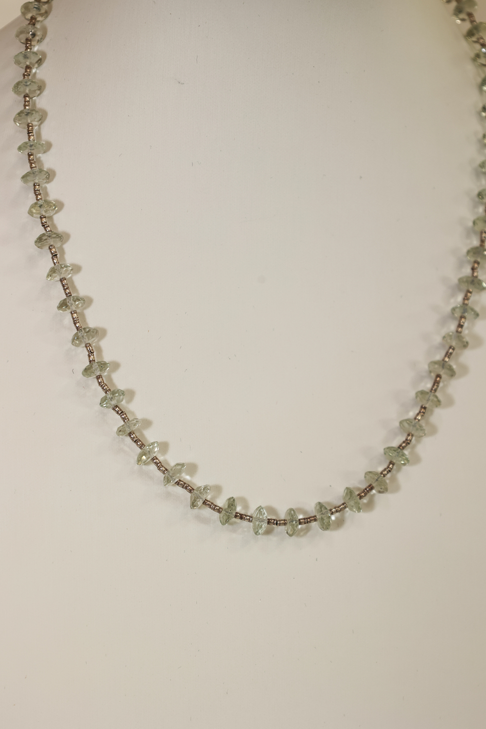 Prehnite Heishi Hilltribe Aurora