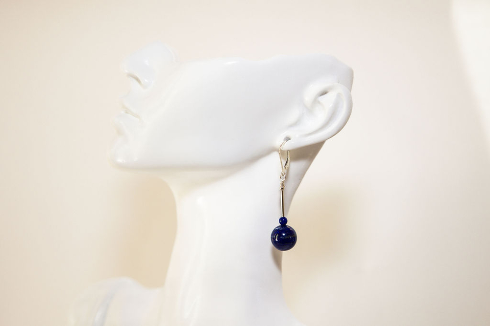 Lapis Lazuli Dangle Ball