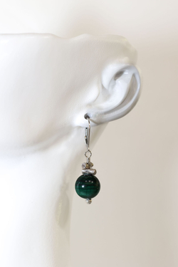 Malachite with Barrels