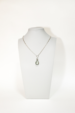 Green Amethyst Teardrop