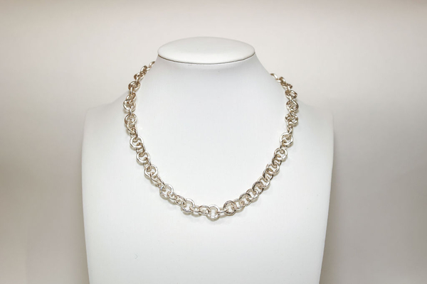 Midi Hand-Hammered Circles
