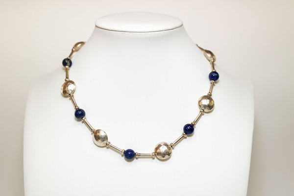 Lapis Lazuli and Hilltribe Silver Aurora