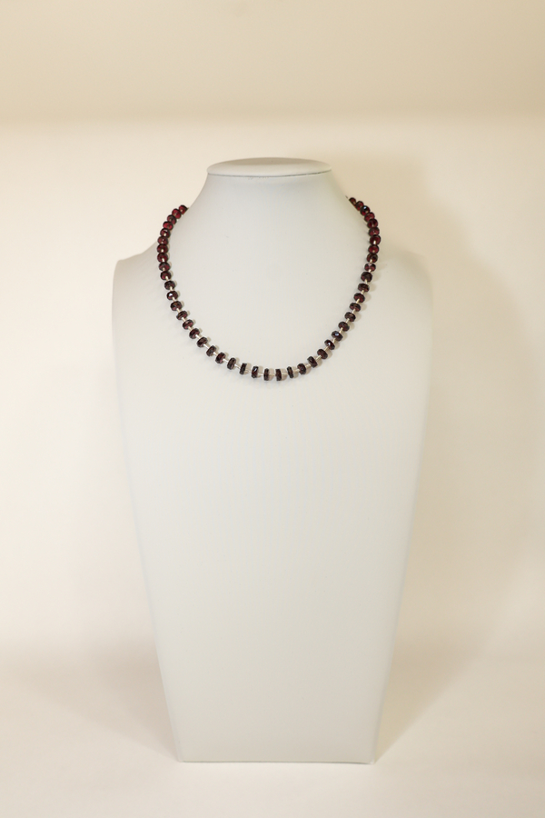 Heishi Garnet Aurora